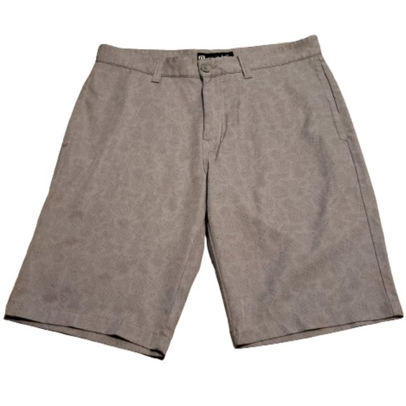 Travis Mathew Golf Shorts Athletic Summer Tennis Preppy Gray Men's 32 Pre-owned - Picture 1 of 5